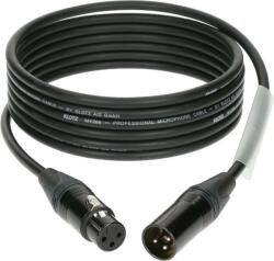 KLOTZ Cablu de microfon Klotz M1 cu coduri de culoare XLR 3p mum/dad negru conectori Neutrik - 1, 5m (3XM1T1M150)