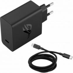 ASUS ROG 65W Adapter & 1.2m USB-C Cable, Putere 65W, Dimensiuni / greutate: 165 x 115 x 50 mm / 159 g, lungime cablu: 1.2 m, Intrare: 100-240V 50/60Hz 1.5A, Ieșire: 5.0 V / 3.0 A; 9.0 V / 3.0 A; 12.0 V / 3