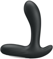Pretty Love Backie - vibrator prostată - silicon negru (6959532316971) Vibrator