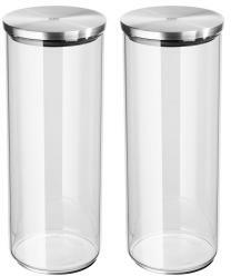  Zwilling Tároló üveg rozsdamentes fedéllel 2 db 1, 4 literes 39500-035 Kifutó termék! (20602)