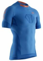 X-Bionic INVENT® 4.0 RUN SHIRT MEN Tricou cu mânecă scurtă X-Bionic TEAL BLUE/KURKUMA ORANGE L