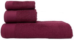 Class Home Collection Set 3 prosoape bumbac 100%, Class Home, Chain Bordo