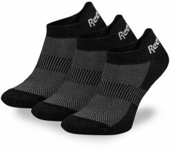Reebok Set de 3 perechi de șosete joase unisex Reebok R0356P-SS24 (3-pack) Negru