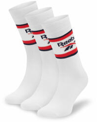 Reebok 3 pár uniszex hosszú szárú zokni Reebok R0369-SS24 (3-pack) Fehér 40_42 Férfi