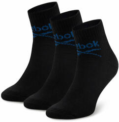 Reebok Set de 3 perechi de șosete medii unisex Reebok R0255-SS24 (3-pack) Negru Bărbați
