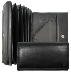 Choice uniszex fekete bőr brifkó, pénztárca 18, 3 × 10, 5 cm (853530-002)