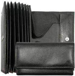 Choice uniszex fekete bőr brifkó, pénztárca 18, 3 × 10 cm (853490-002)