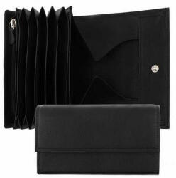 Choice Uniszex fekete bőr brifkó, pénztárca 18 × 10, 5 cm (843456-002)