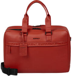 Burkely Minimal Mason piros dupla rekeszes bőr laptoptáska, aktatáska 15.6" 40 x 30 cm (Bu-1000801-64-55)