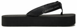 Calvin Klein Jeans Flip-flops Calvin Klein Jeans Beach Sandal Flatform Padded Ny YW0YW01400 Black/Reflective Silver 0GN 36 Női
