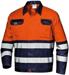 Sir Safety System MISTRAL jól láthatósági dzseki - Narancs/Kék - 60 (SSY-MC3519HD-60)