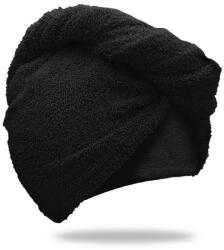 Prosop turban negru cu uscare rapida
