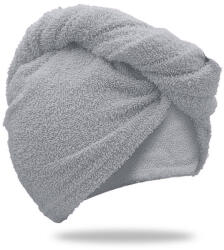  Prosop turban gri deschis cu uscare rapida, 100% bumbac Prosop
