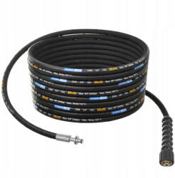 Hydroline Prémium magasnyomású tömlő DN6 1SC M22 - 11 mm-es csapágyazott dugó (15 méteres) Karcher HD és HDS gépekhez