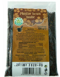 Herbavit Mustar Brun boabe - 100 g Herbavit