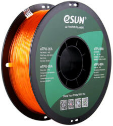 eSUN - eTPU-95A - (Transparent Orange) Átlátszó narancssárga - 1, 75 mm - 1 kg