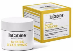 laCabine Crema faciala cu efect anti-imbatranire care reduce ridurile si liniile de expresie, La Cabine, 5x Pure Hyaluronic, 50 ml