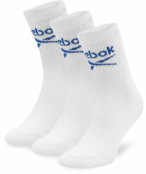 Reebok 3 pár uniszex hosszú szárú zokni R0255-SS24 (3-pack) Fehér (R0255-SS24 (3-pack))