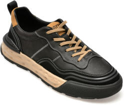 Gryxx Pantofi casual GRYXX negri, D3507, din piele naturala 44