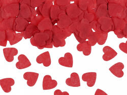 PartyDeco Inimi de confetti, 1, 6x1, 6 cm, rosu, 15g (KONS27-007)