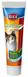 TRIXIE Malt'n' Grass Anti-Hairball Paste - kiegészítő eleség (szőroldó) malátás, zöldfűves paszta macskák részére (100g)