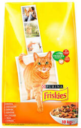 Friskies 5 Promises - szárazeledel (csirke, zöldség) felnőtt macskák részére (10kg)