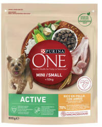 ONE Mini/Small Active - száraztáp (csirke, rizs) kistestű kutyáknak részére (800g)
