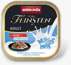 Animonda Vom Feinsten Adult mit Milkies-Sauce mit Rind in Milchsauce - nedvestáp (marha, tejszínes szósszal) macskák részére (100g)