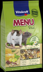 Vitakraft MENU VITAL Ratten - Teljes értékű eledel patkányok részére (1kg)