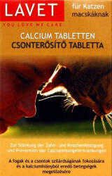 LAVET Calcium Tabletten - Vitamin készítmény (csonterősítő) macskák részére 40g/50db tbl
