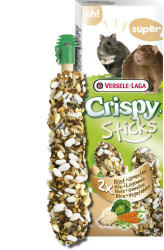 Versele-Laga Crispy Sticks Hamster, Rats Dupla rúd (rizs, zöldség) - kiegészítő eleség hörcsögök és nyulak részére (110g)