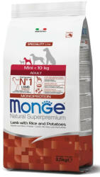 Monge Mini Adult Monoprotein bárány-rizs-burgonya száraztáp kutyának 15kg