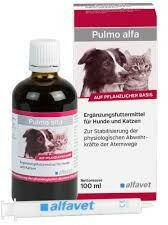  Alfa Pulmo 100ml - Légúttisztító kutyák és macskák részére