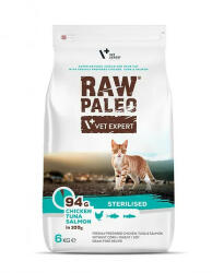 Raw Paleo Adult Steril Cat - Csirke, Tonhal&Lazac száraz eledel 2kg
