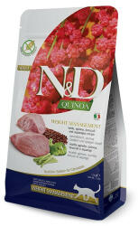 N&D Cat Quinoa Adult Weight Management Lamb (Bárány) száraz macskaeledel 1, 5kg