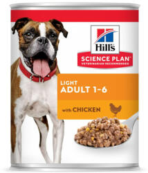 Hill's Canine Adult Light Chicken konzerv 370g - pegazusallatpatika