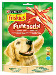 Friskies Funtastix bacon és sajt ízesítésű jutalomfalat kutyák részére 175g - pegazusallatpatika