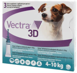 Vectra 3D Spot on 4 -10 kg-ig / 3ampulla - pegazusallatpatika