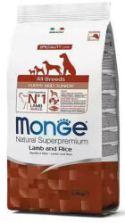 Monge Puppy&Junior All Breeds bárány-rizs száraztáp kutyának 2, 5kg - pegazusallatpatika