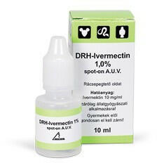 DRH-Ivermectin spot on 10 ml féreghajtó madaraknak - pegazusallatpatika
