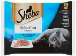 Sheba Selection halas válogatás szószban 4x85 g - pegazusallatpatika