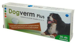 Dogverm Plus Tabletta kutyák részére 20db - pegazusallatpatika