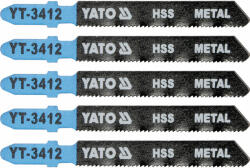  YATO Dekopírfűrészlap fémre T-befogás 21TPI 75/1, 0 mm HSS (5 db) (YT-3412) - szucsivill