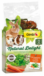  Gimbi Natural Delight aromás gyógynövények és sárgarépa - kiegészítő eleség rágcsálók számára 100g