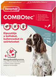 Beaphar COMBOtec Spot-on M bolha- és kullancsirtó közepes testű kutyáknak 3x134mg - pegazusallatpatika