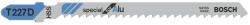 Bosch Dekopírfűrészlap alumíniumhoz T227D 100/3, 0 mm HSS (3 db) (2608631671) - szucsivill