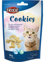TRIXIE 42743 Cookies - jutalomfalat lazac, macskamenta macskák részére 50g - pegazusallatpatika