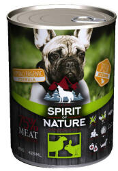 Spirit of Nature Dog bárány- és nyúlhúsos konzerv kutyáknak 415g