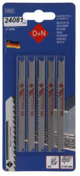 D+N Dekopírfűrészlap U118A 75/1, 0 mm HSS (5 db) (24081F) - szucsivill