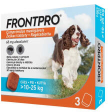 FRONTPRO rágótabletta kutyáknak M 10-25kg 3x